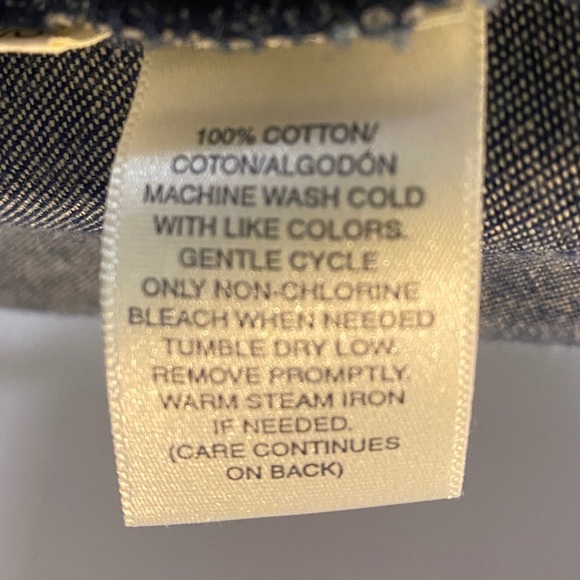 100% Cotton Denim Vest - Picture 9 of 10